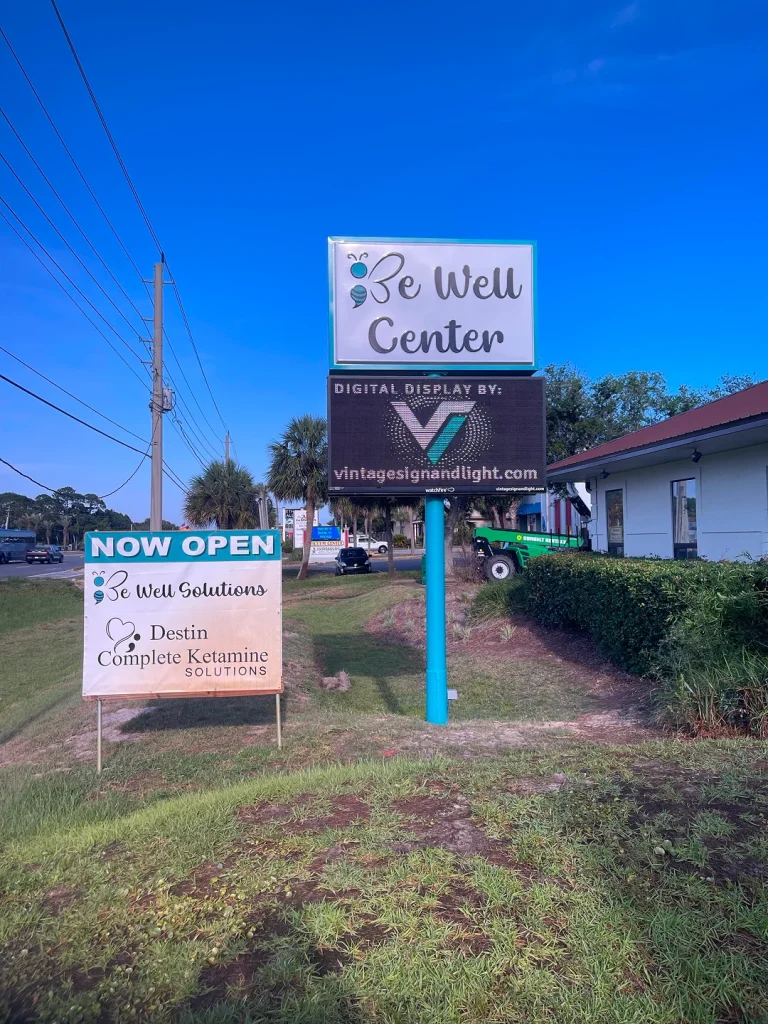VSL - Be Well Center Pylon