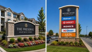 the difference between pyon and monument sign
